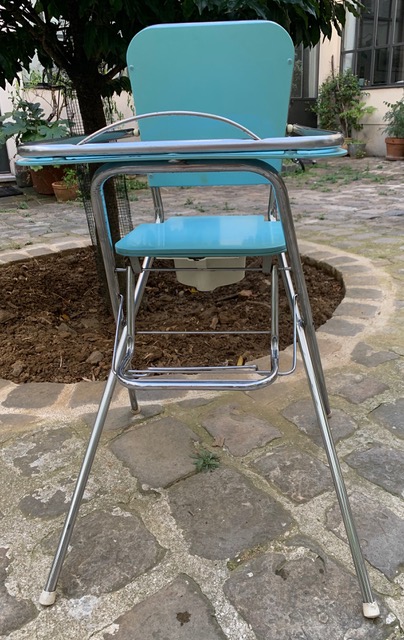 Chaise haute (et pot !) années 50 – Image 2