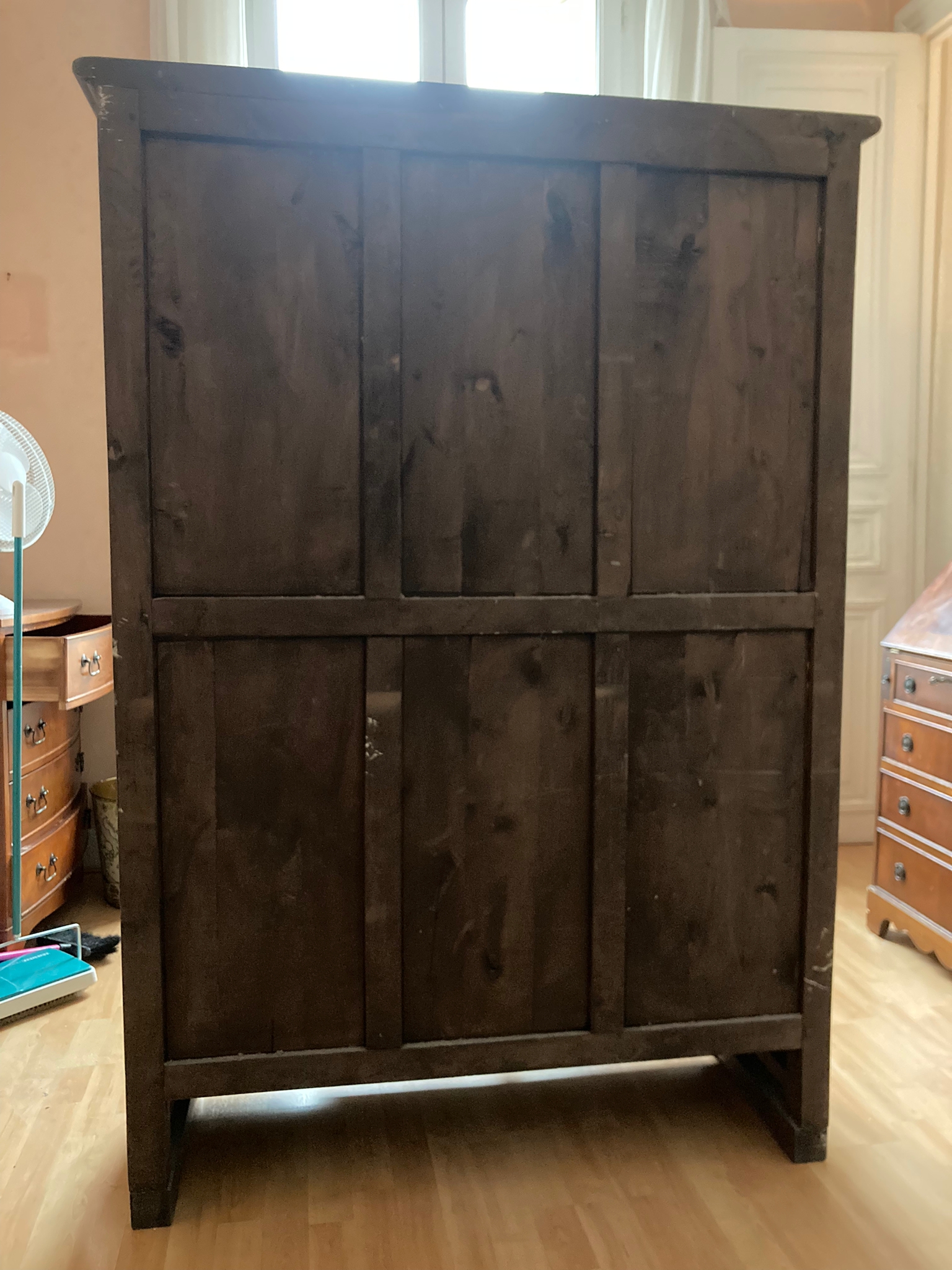 Armoire "vaisselier" en bois sculpté – Image 6