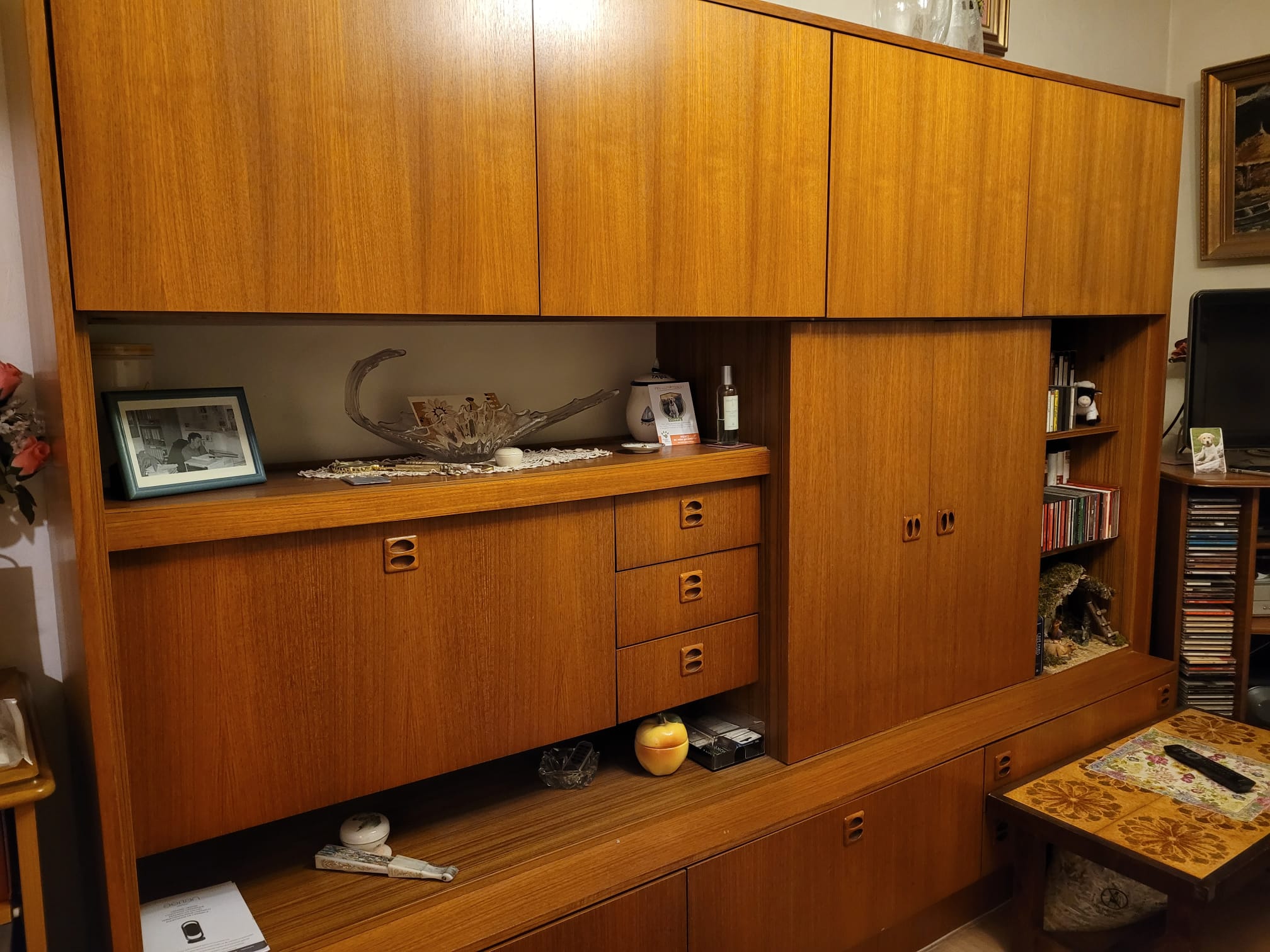 Meuble de séjour style "teck années 60" – Image 4