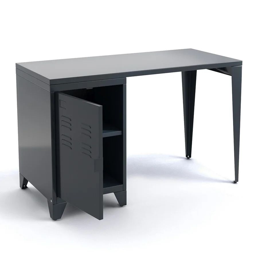 Bureau en acier style industriel – Image 4
