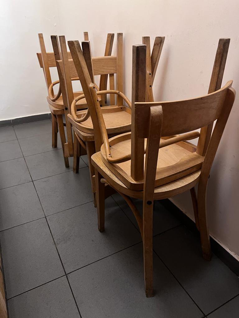 6 Chaises en bois – Image 3