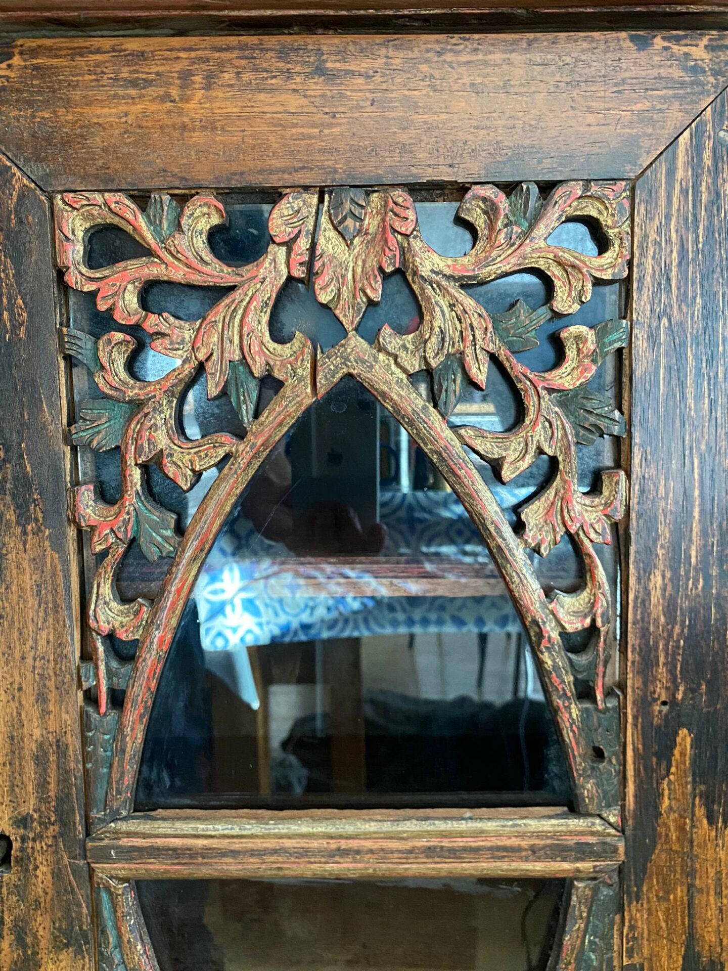 vaisselier/meuble de rangement ancien en bois – Image 6