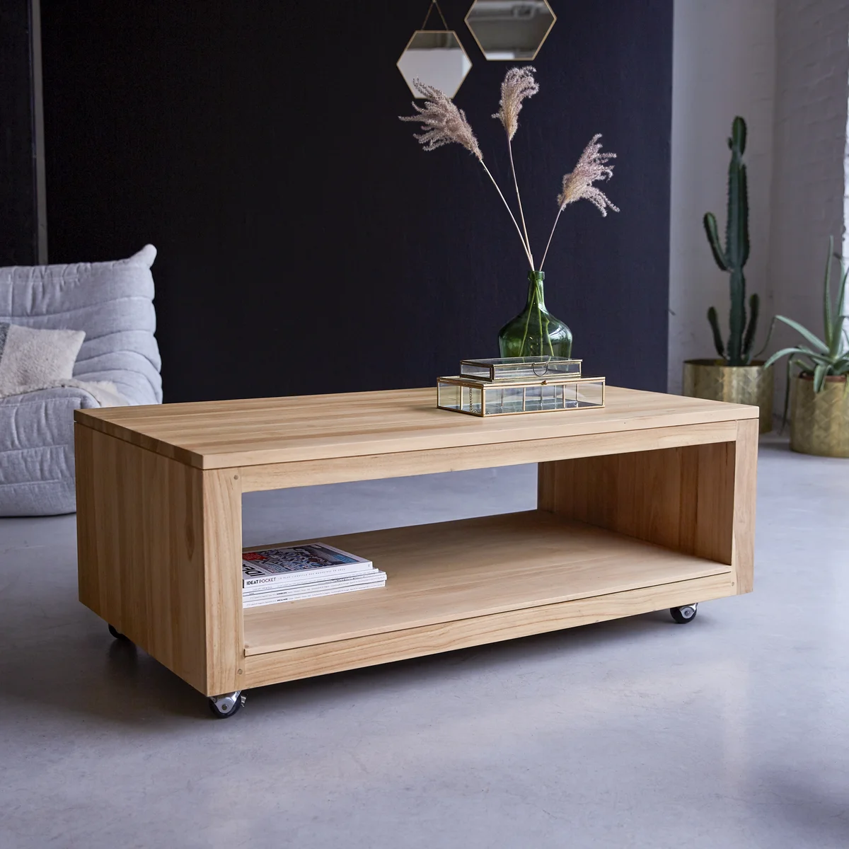 Table basse en teck massif – Image 2