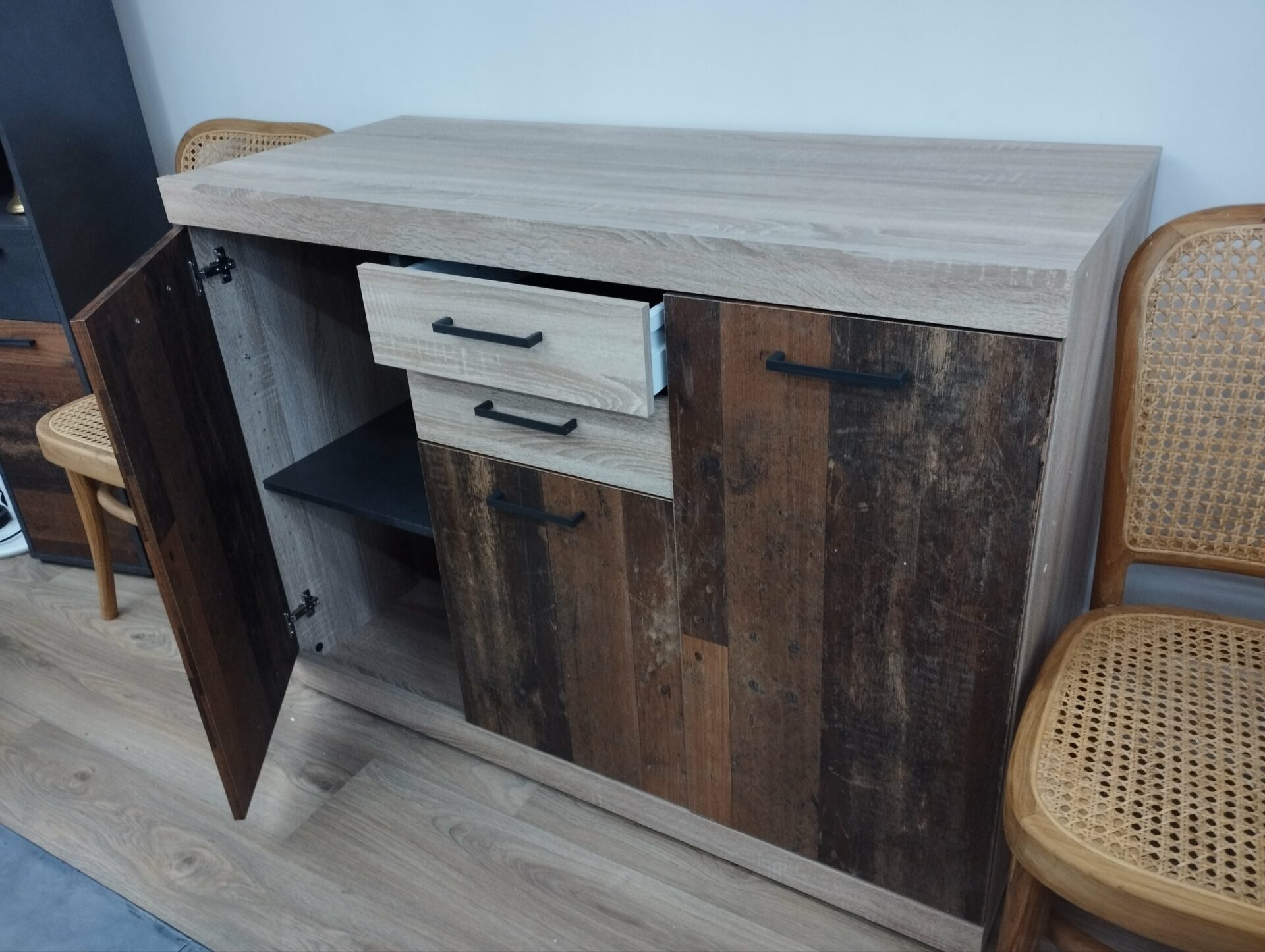 Buffet meuble de rangement 3 portes – Image 4