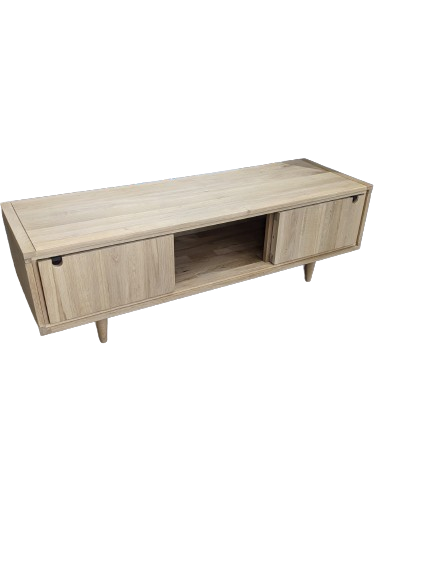 Meuble TV en chêne massif 140cm