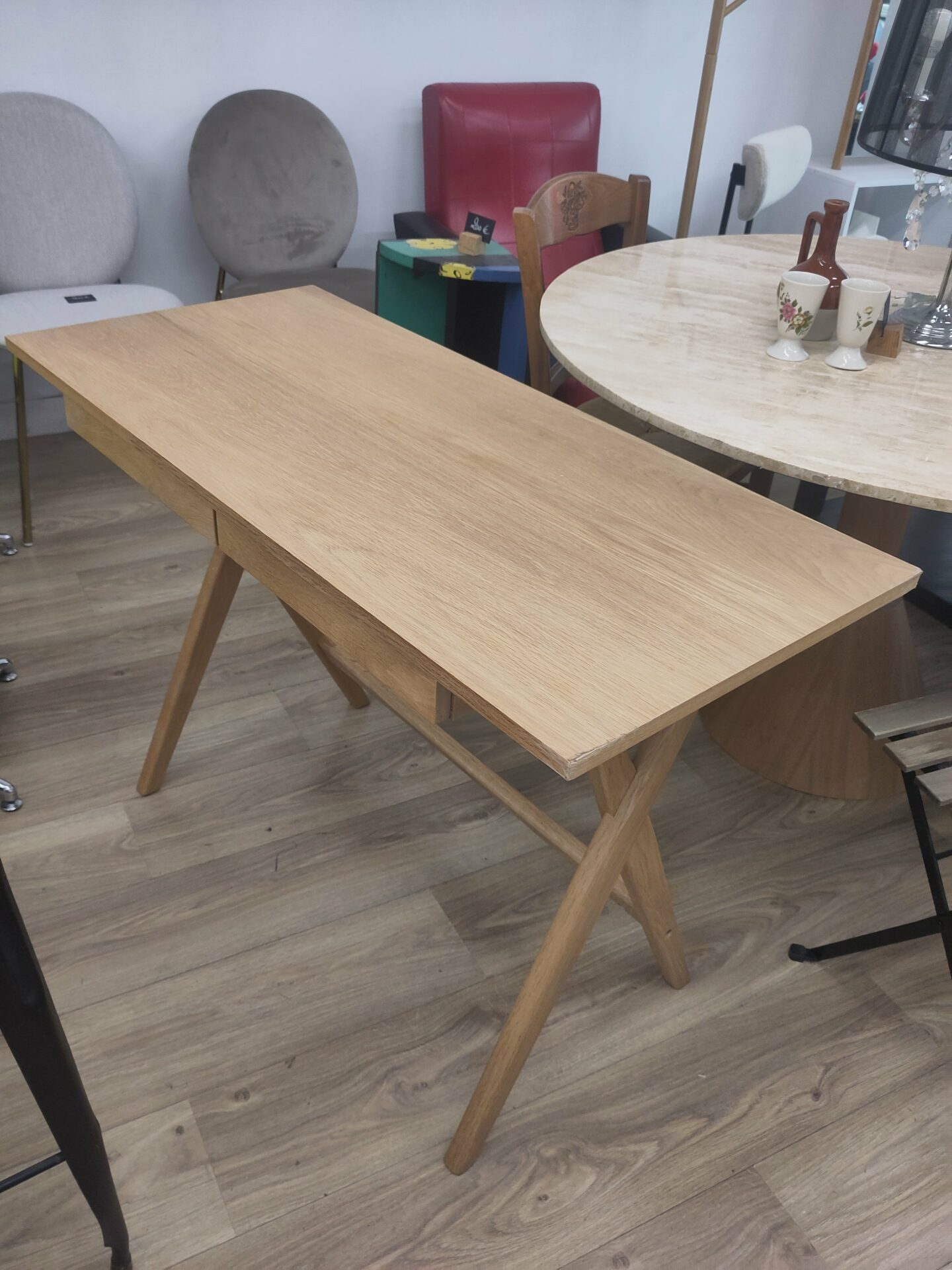 Bureau Losilla en chêne bois clair – Image 3