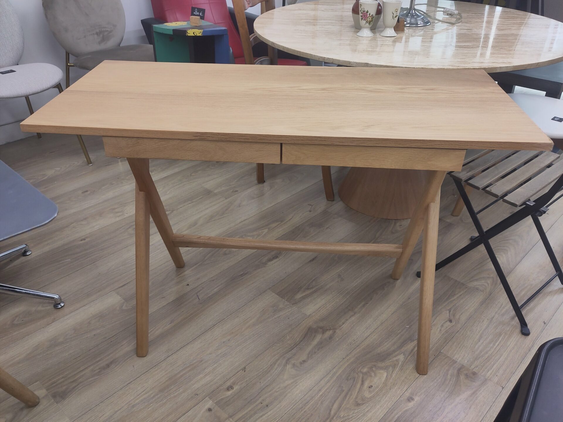 Bureau Losilla en chêne bois clair – Image 2