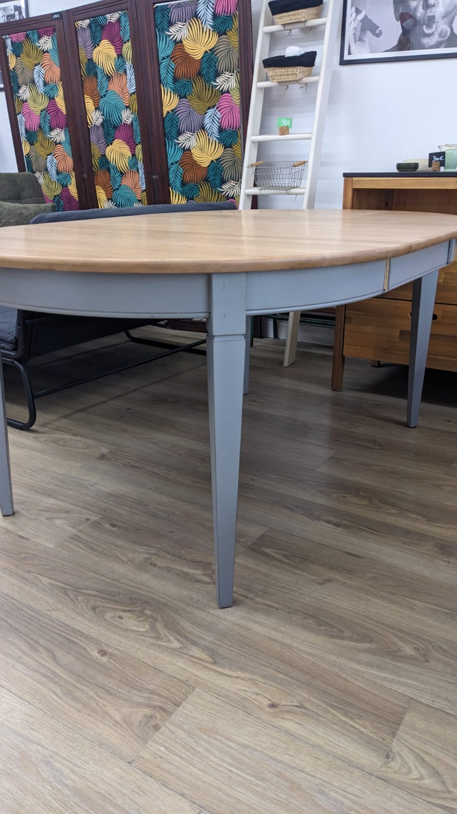 Table ronde / ovale extensible jusqu'à 10 personnes – Image 5