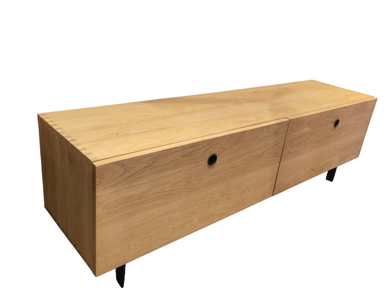 Meuble TV en chêne massif JEANNE