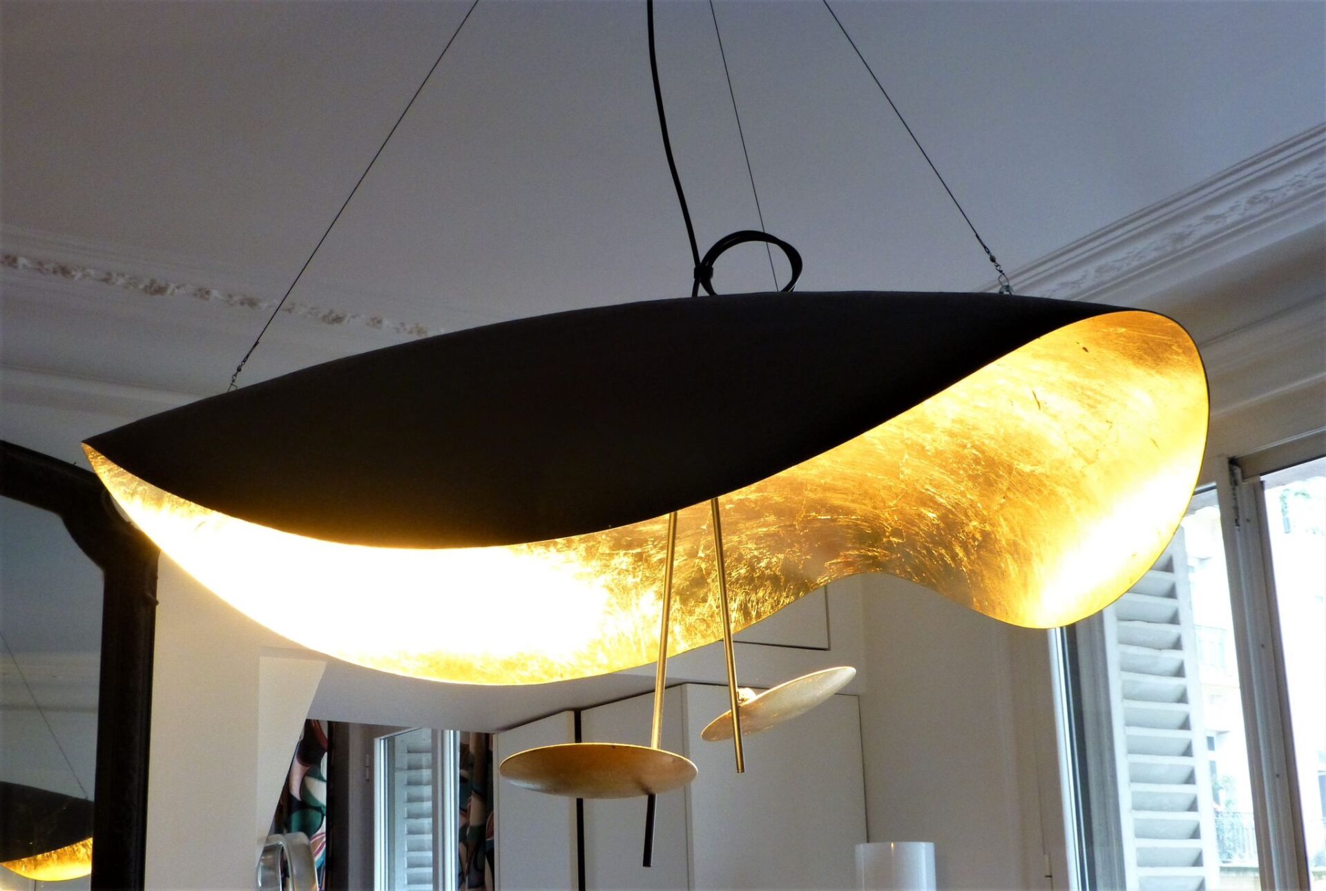 Suspension Enzo Catellani - abat jour de 1m – Image 6