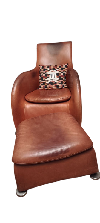 Fauteuil en beau cuir MONTIS