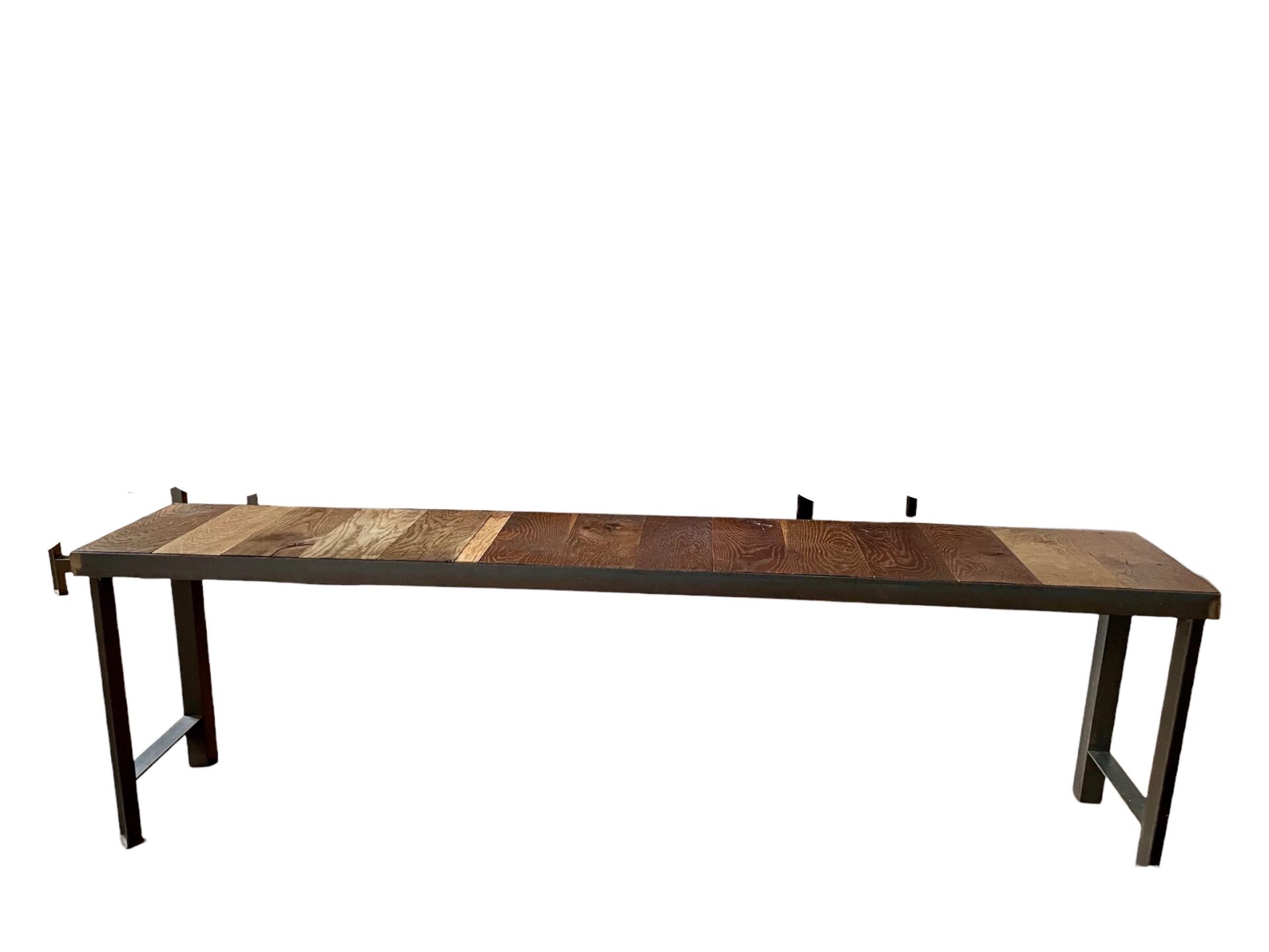 Bancs acier et chêne : 3 tailles 3 prix
