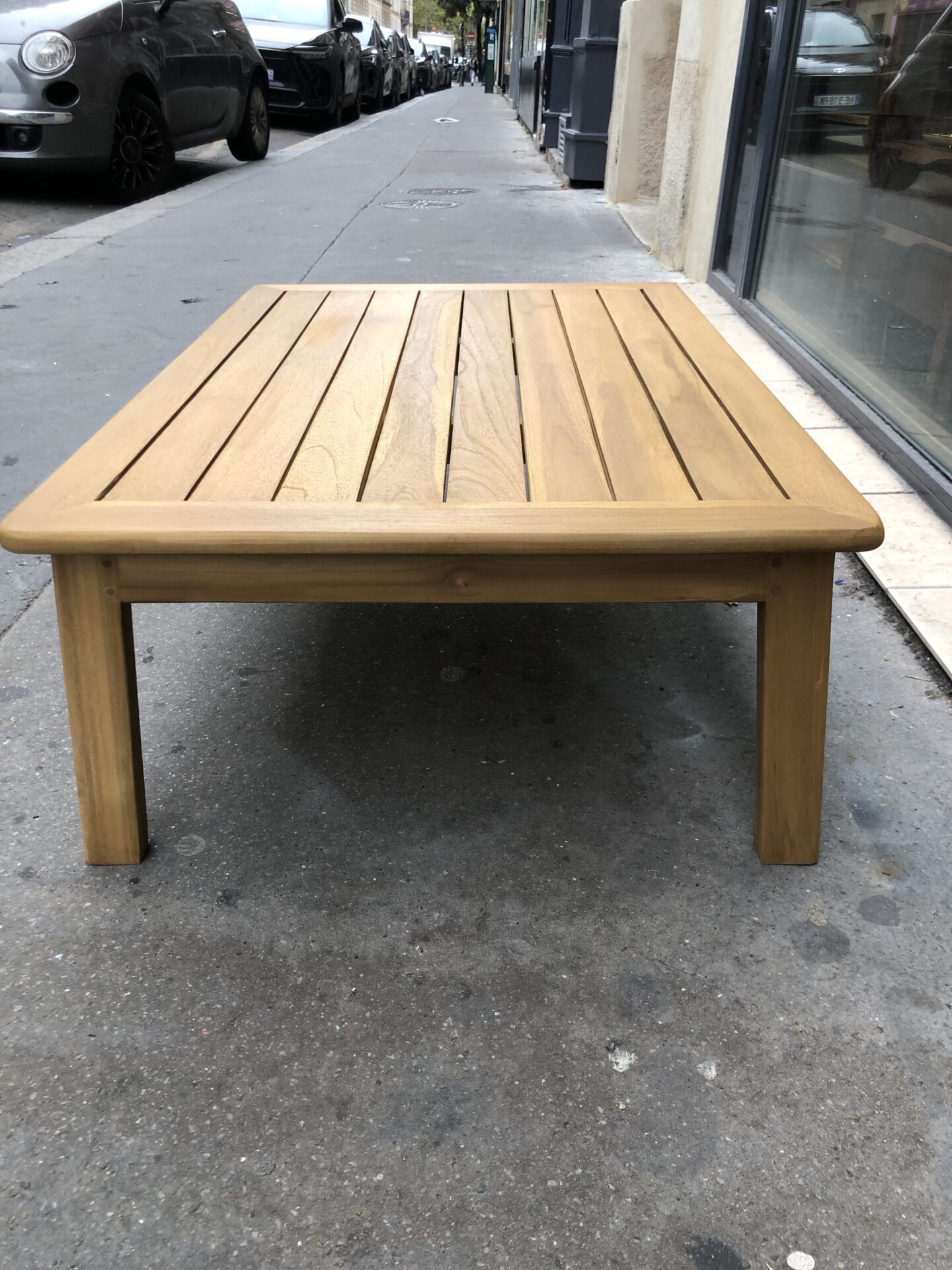 Table basse rectangulaire indoor et outdoor en teck – Image 7