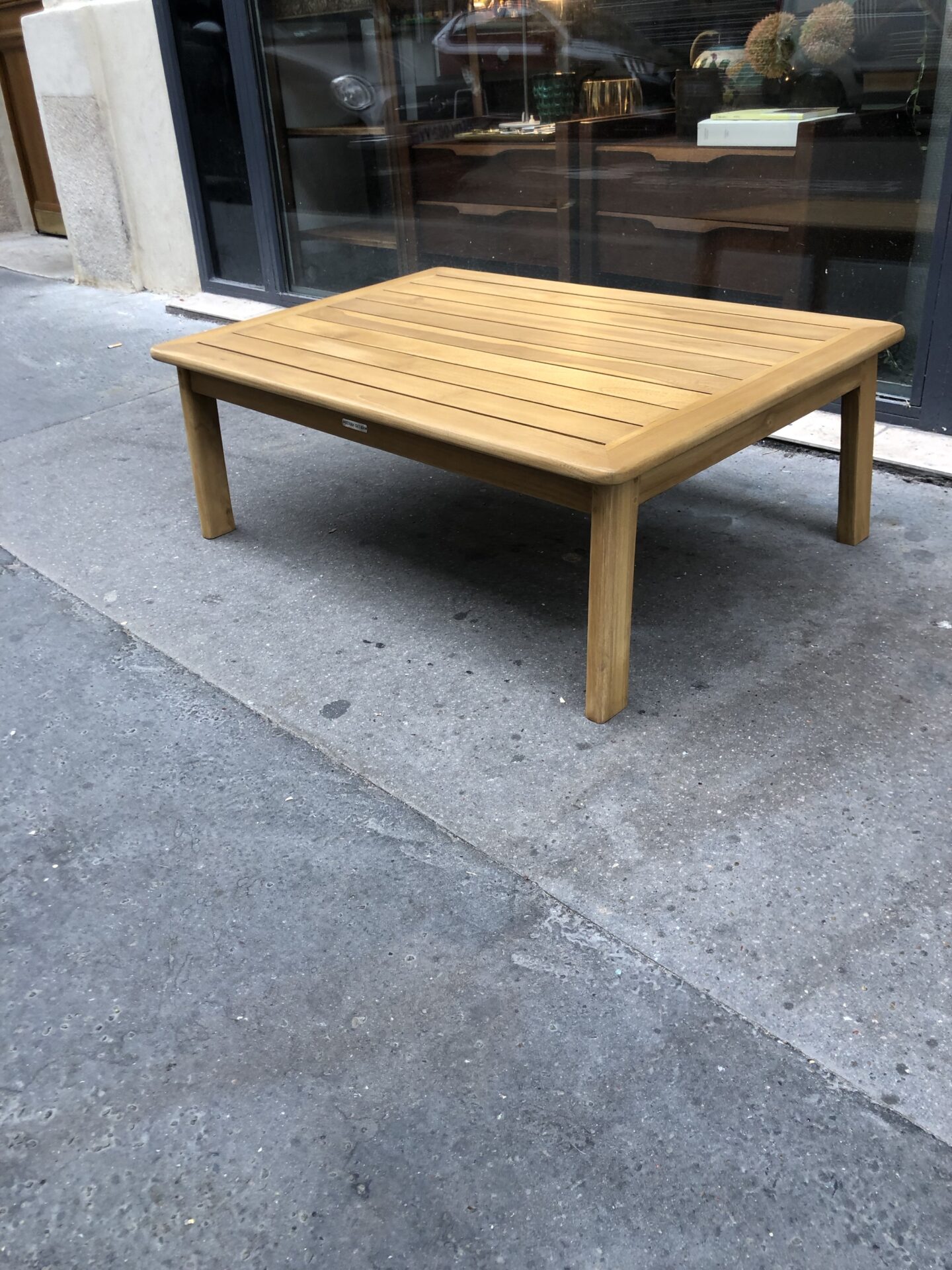 Table basse rectangulaire indoor et outdoor en teck – Image 6
