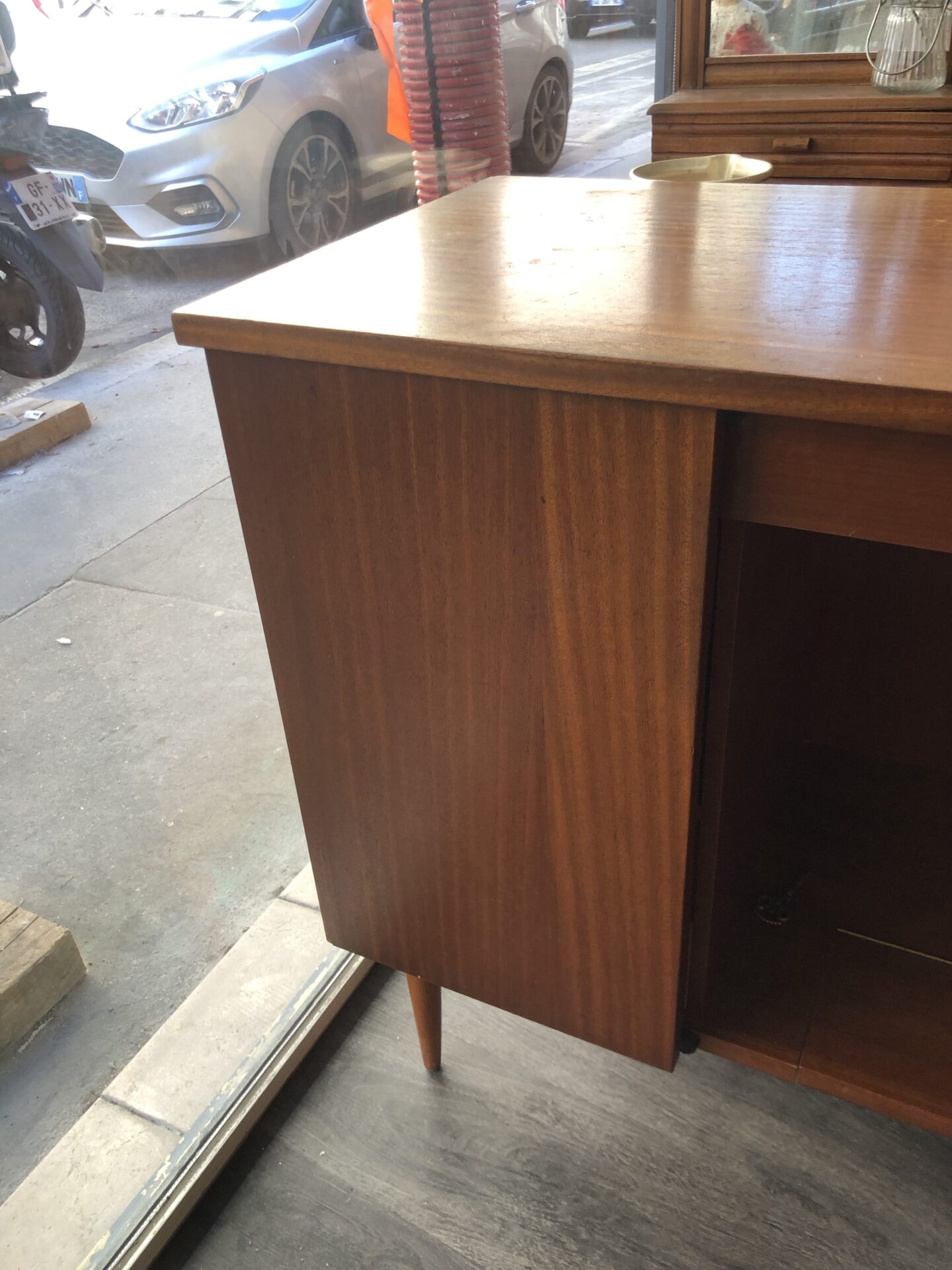 Meuble de métier vintage 60’s. Ex meuble pour machine à coudre – Image 5