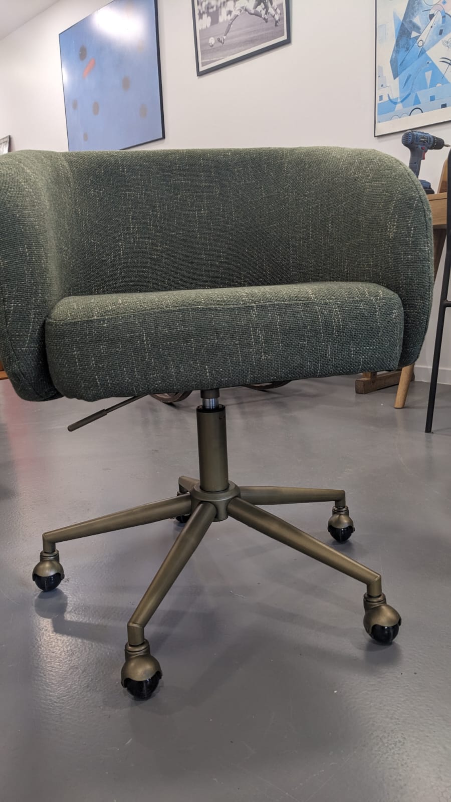 Fauteuil de bureau à vert cactus VOLTA – Image 2