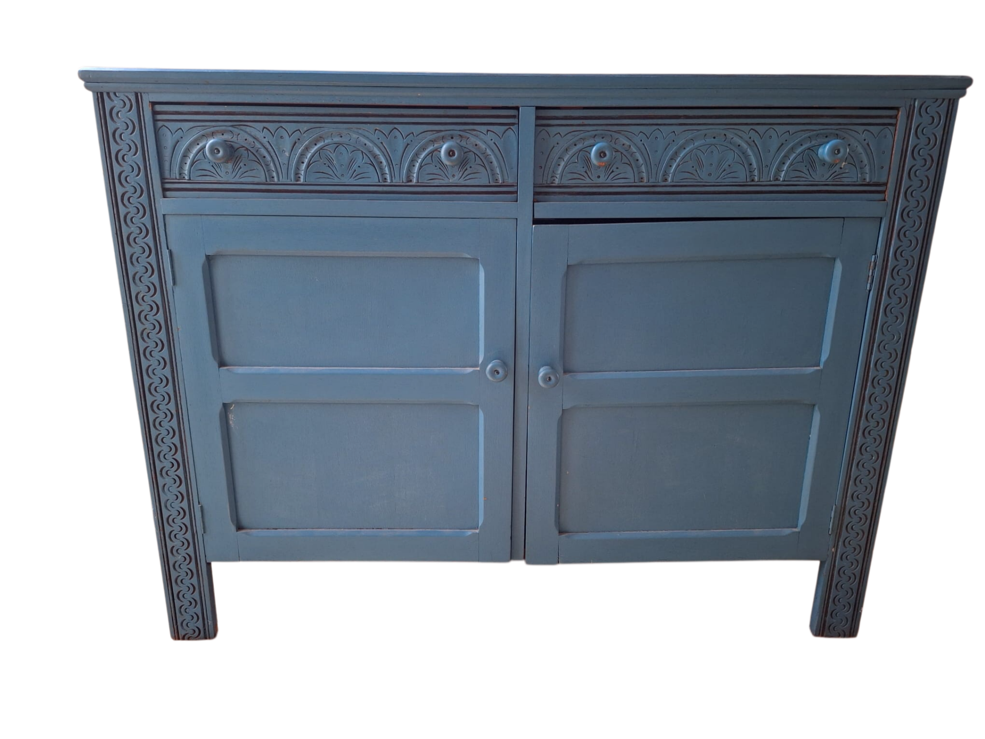 Buffet bleu