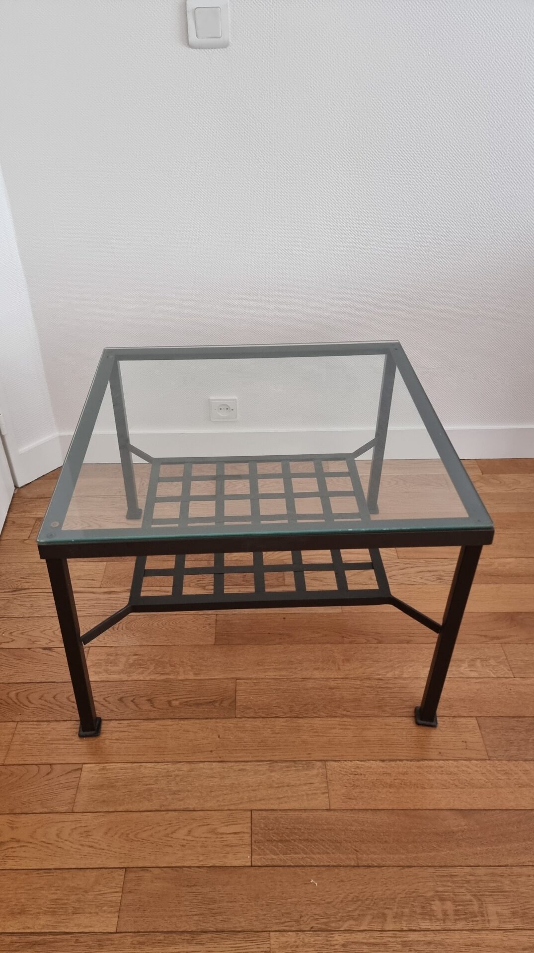 Table basse métal et verre – Image 3
