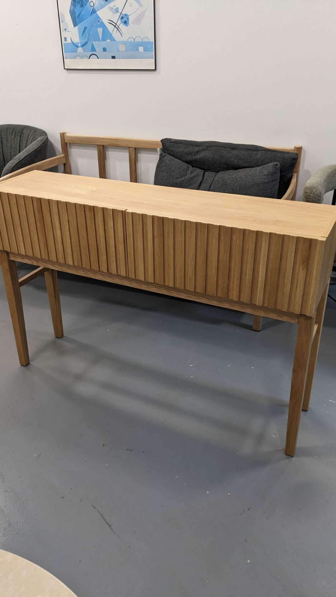 Console 2 tiroirs en bois – Image 5