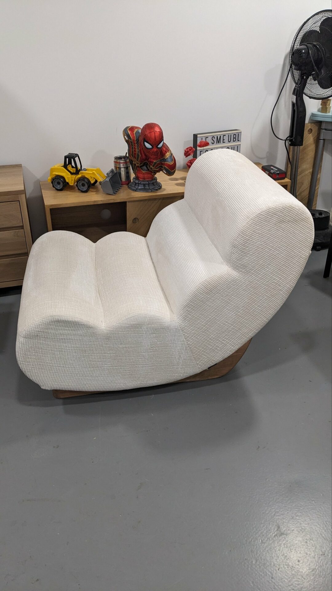 Fauteuils COSY blanc bouclette – Image 3