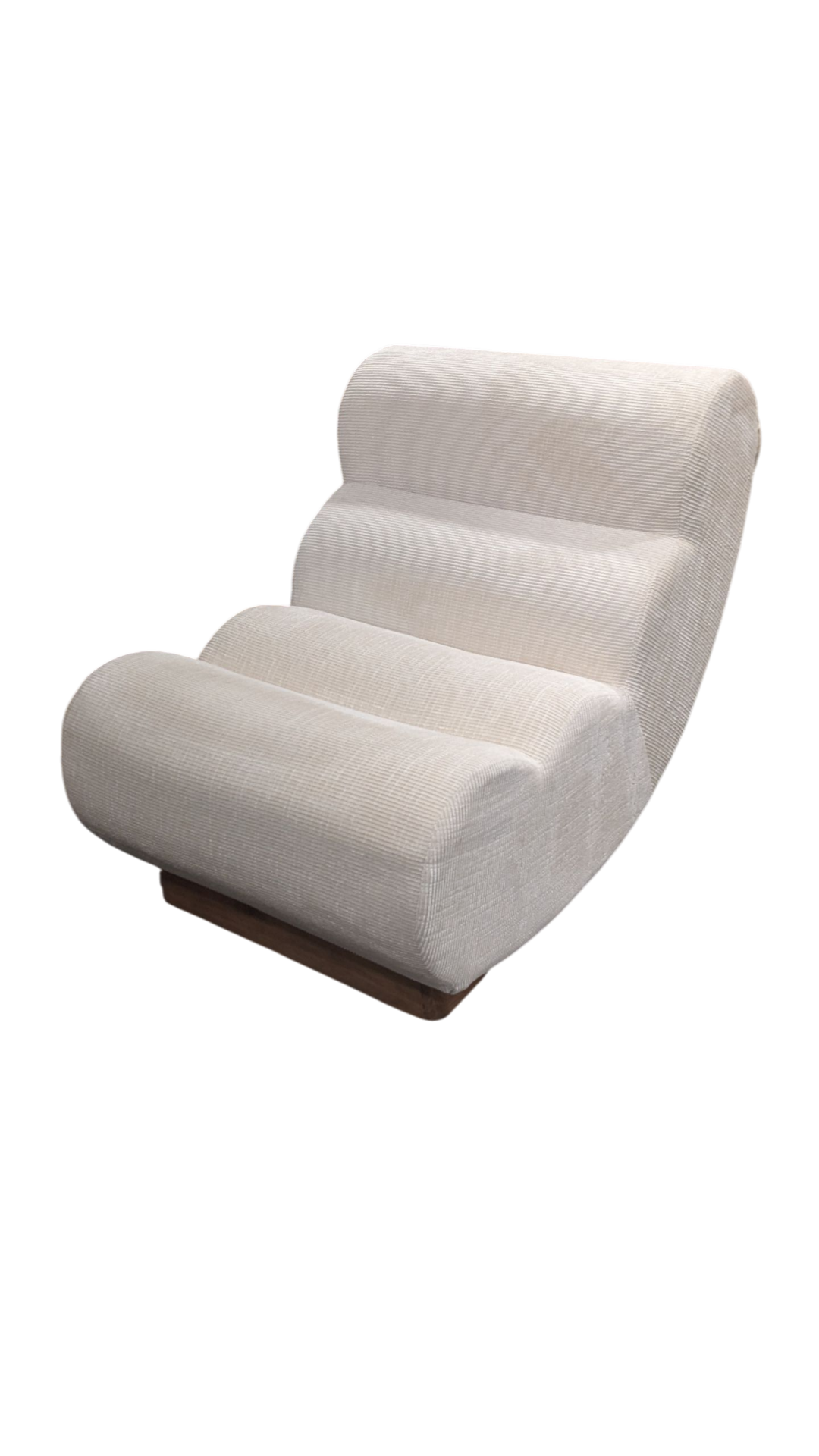 Fauteuils COSY blanc bouclette