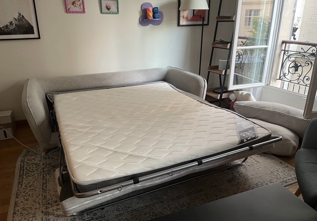 Canapé convertible MILIBOO type scandinave 3 places. – Image 3