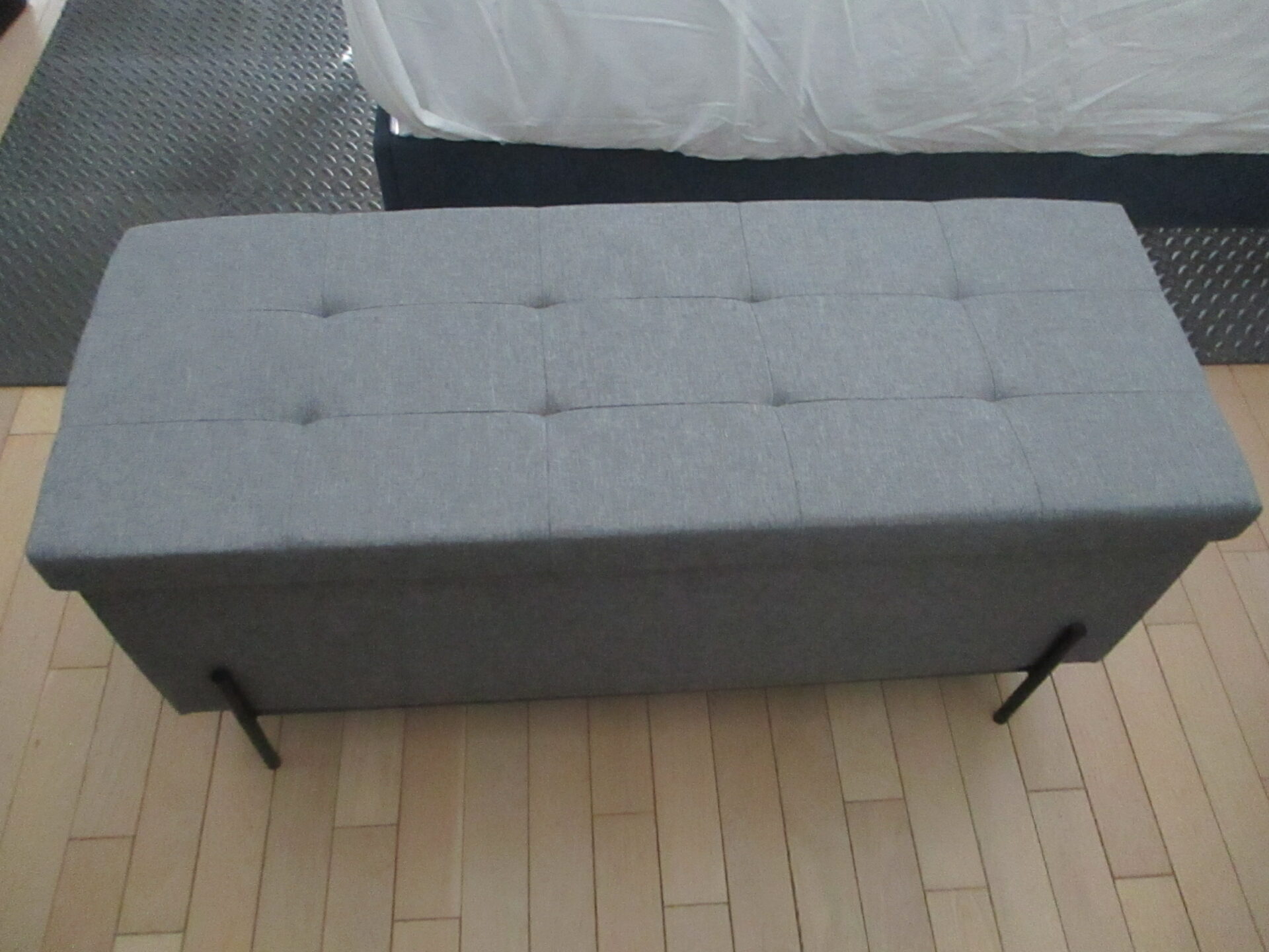 Banc-coffre Gris – Image 2