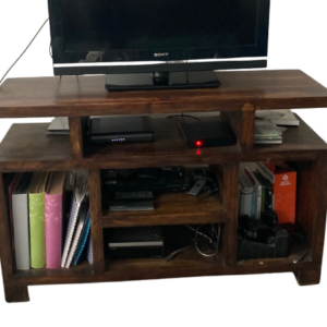 Meuble TV en bois exotique ITINÉRAIRE