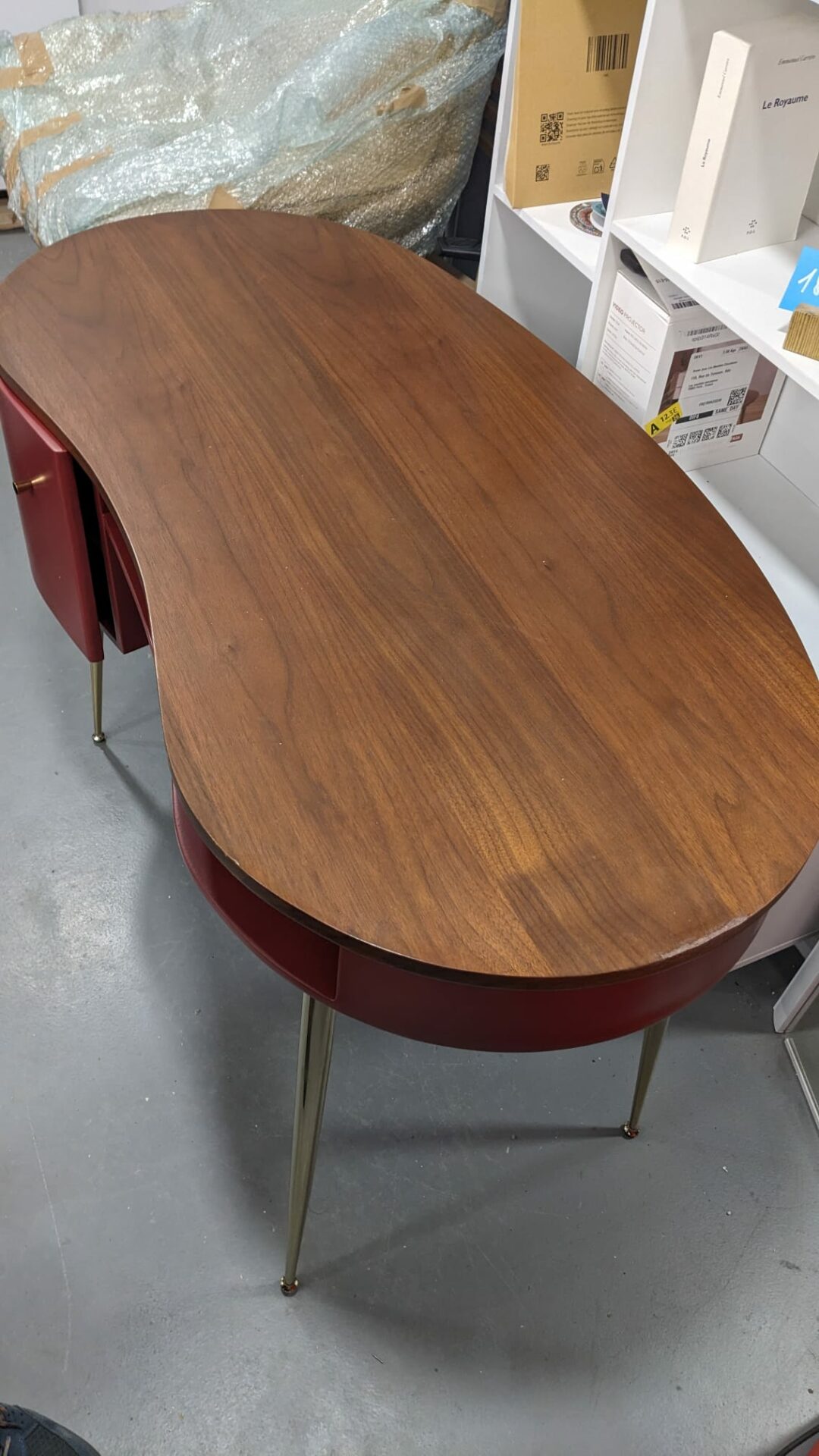 Bureau vintage haricot – Image 3