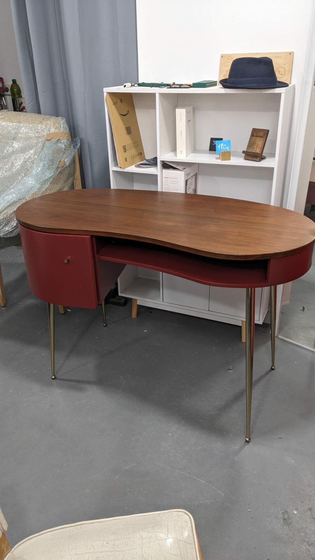 Bureau vintage haricot – Image 2