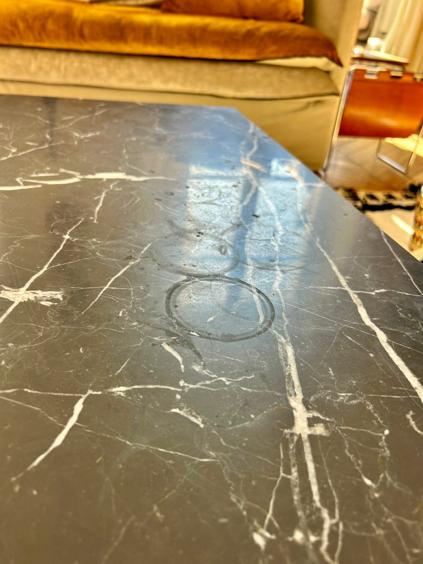 Table basse carrée en marbre - La Redoute – Image 4