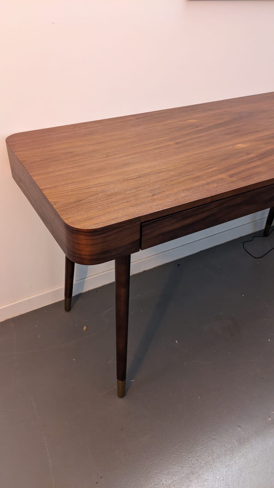 Bureau effet noyer VINYLE – Image 5
