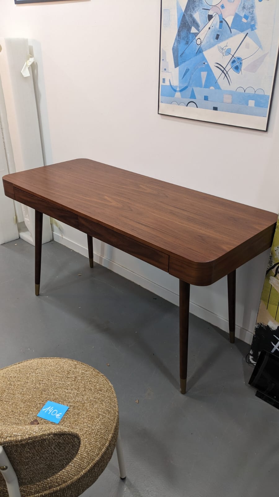 Bureau effet noyer VINYLE – Image 3