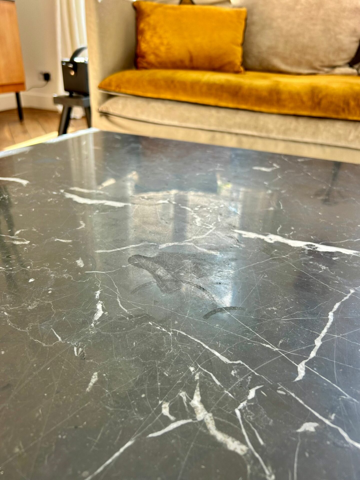 Table basse carrée en marbre - La Redoute – Image 3