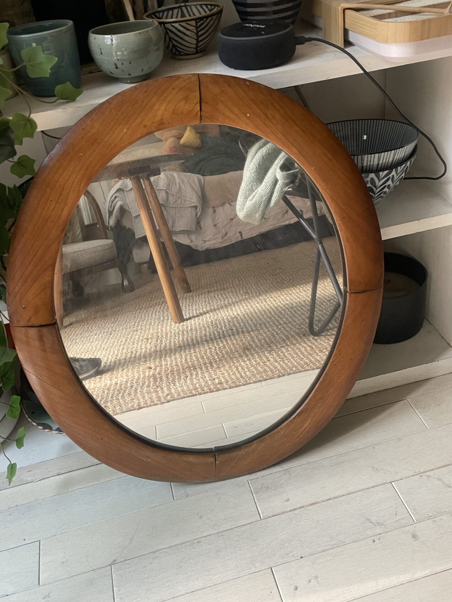 miroir oval vintage – Image 9