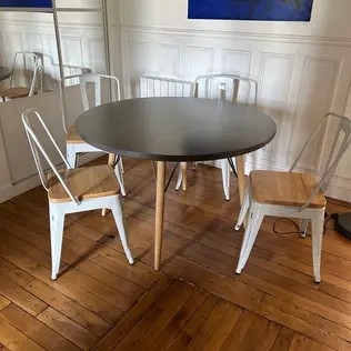 Table de salle à manger style industriel MAISON DU MONDE – Image 4