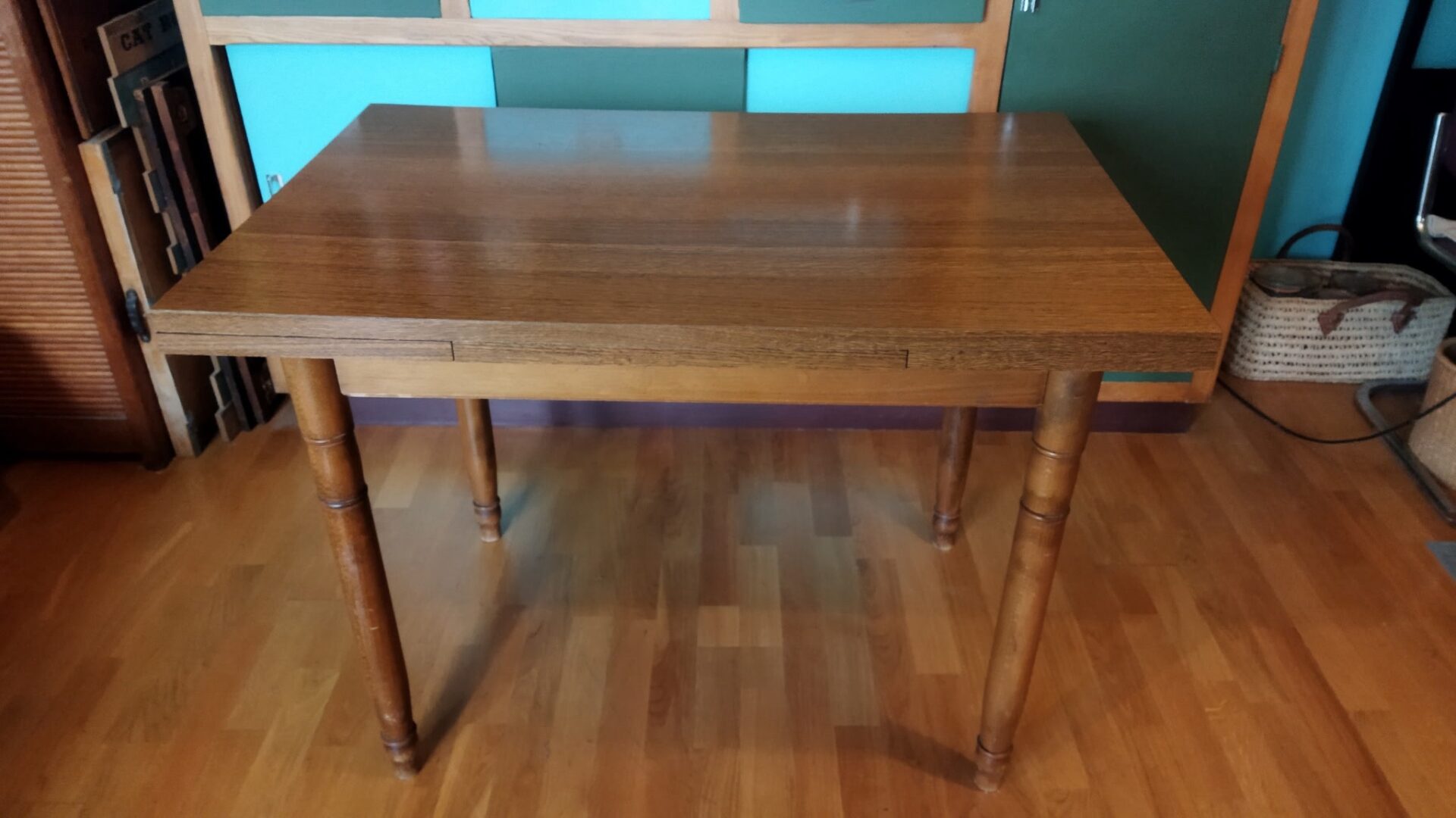 Table à manger vintage extensible – Image 2