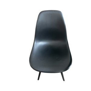 Paire de chaises modernes noires