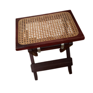 Paire de tabourets pliables